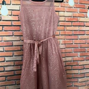 Elegant Pink Kids Party Dress